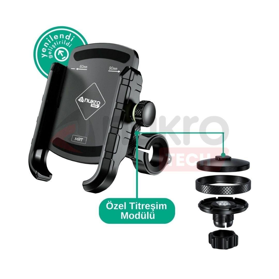 Nukrotech MRT Titreşim Modüllü Telefon Tutucu