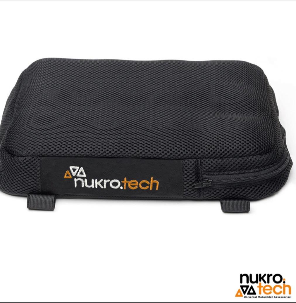 Nukrotech Nukro-Pillion Hava Destekli Motosiklet Sele Minderi