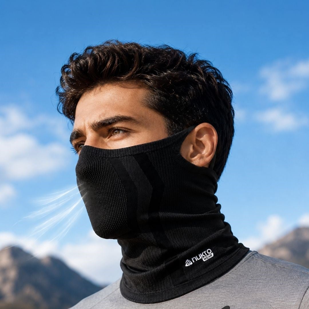 Nukrowear Airflex Kulak Askılı Yarım Balaklava