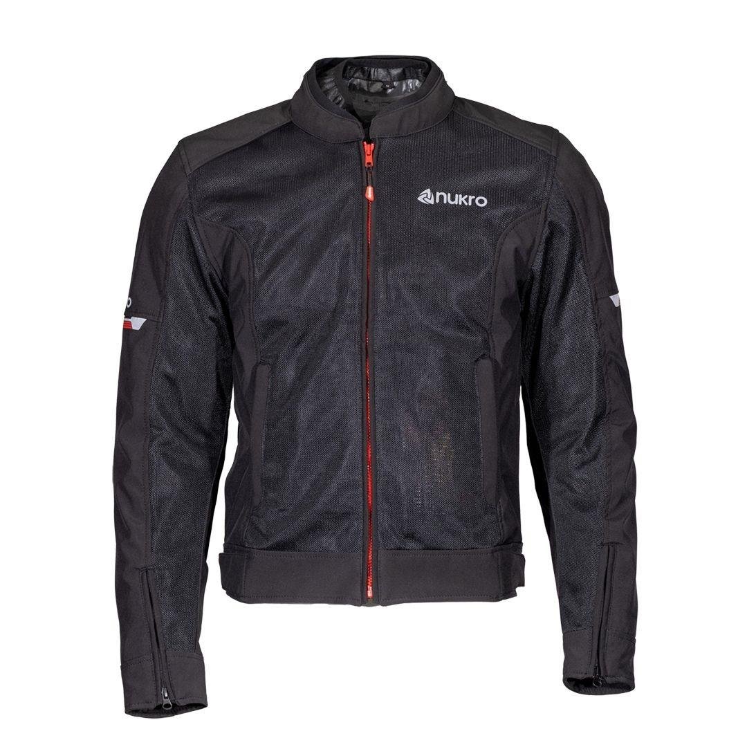 Nukrowear Jasper Siyah Softshell Erkek Motosiklet Ceketi