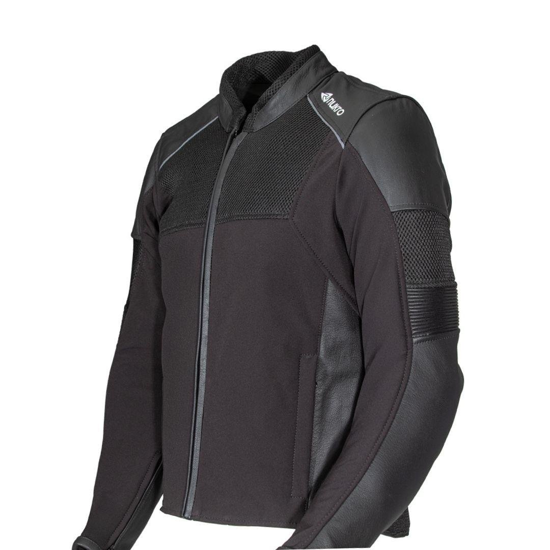 Nukrowear Shadow Yazlık Deri Motosiklet Montu