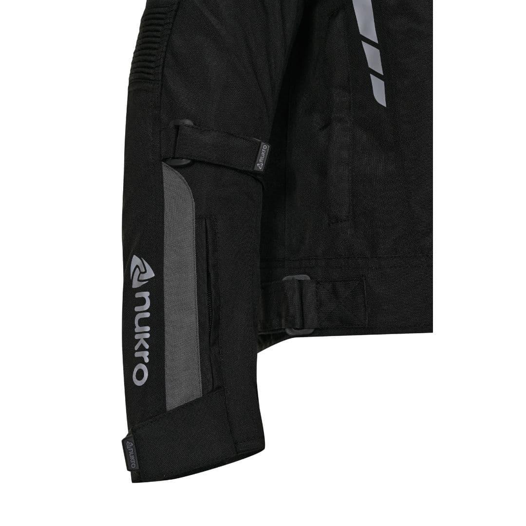 Nukrowear STEALTH PRO Gri 4 Mevsim Erkek Motosiklet Ceketi