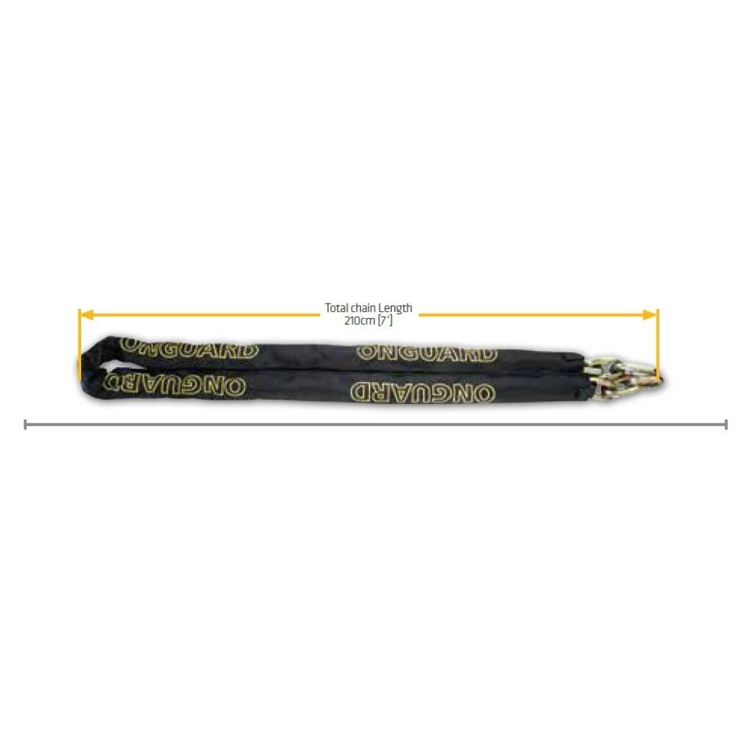 Onguard Anahtar Kilitli Beast Zincir 8018L 210cm x 12mm