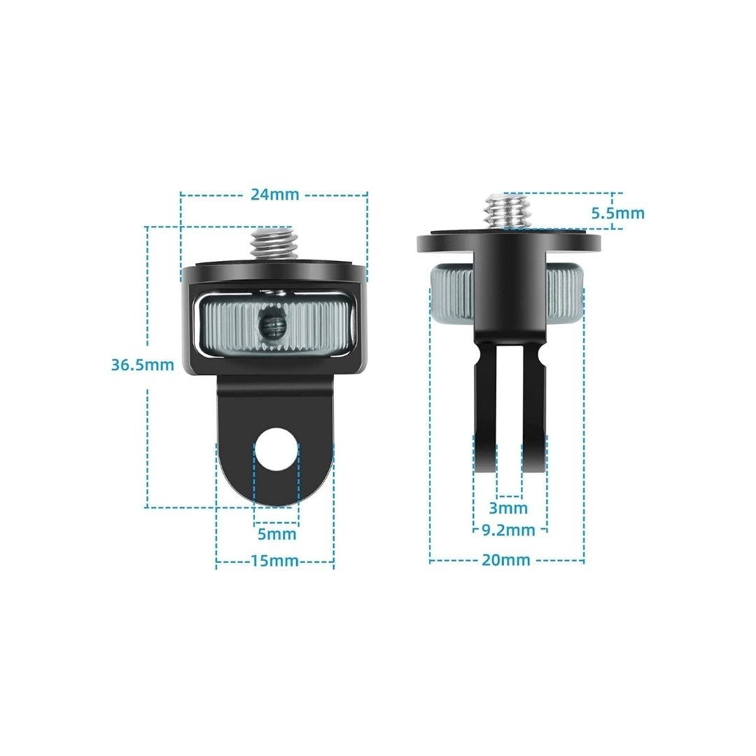 QUICKDOCK QDP-15C Universal Aksiyon Kamera Adaptörü 1/4 İnç Vidalı