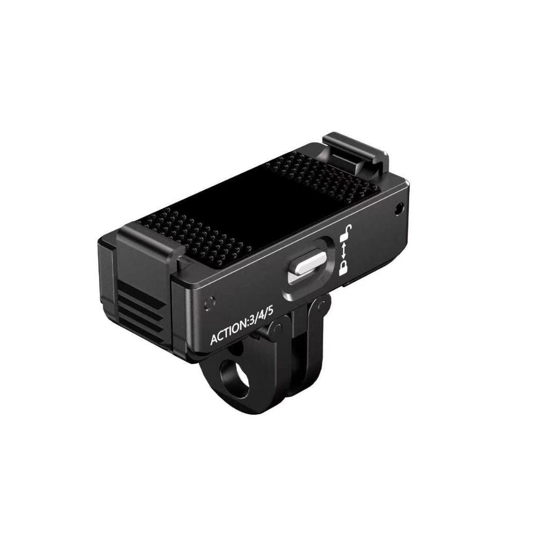 QUICKDOCK QDX4-A3 Manyetik ve Kilitli Aksiyon Kamera Montaj Adaptörü 1/4 Dişli – Action 3/4/5 Pro Uyumlu