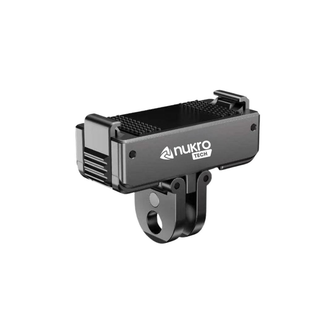 QUICKDOCK QDX4-A6 Manyetik ve Kilitli Aksiyon Kamera Montaj Adaptörü 1/4 Dişli – Action 6 Uyumlu