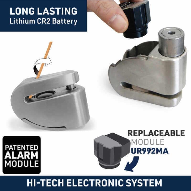 URBAN SECURITY UR14S SRA SINIFI ALARMLI DİSK KİLİDİ