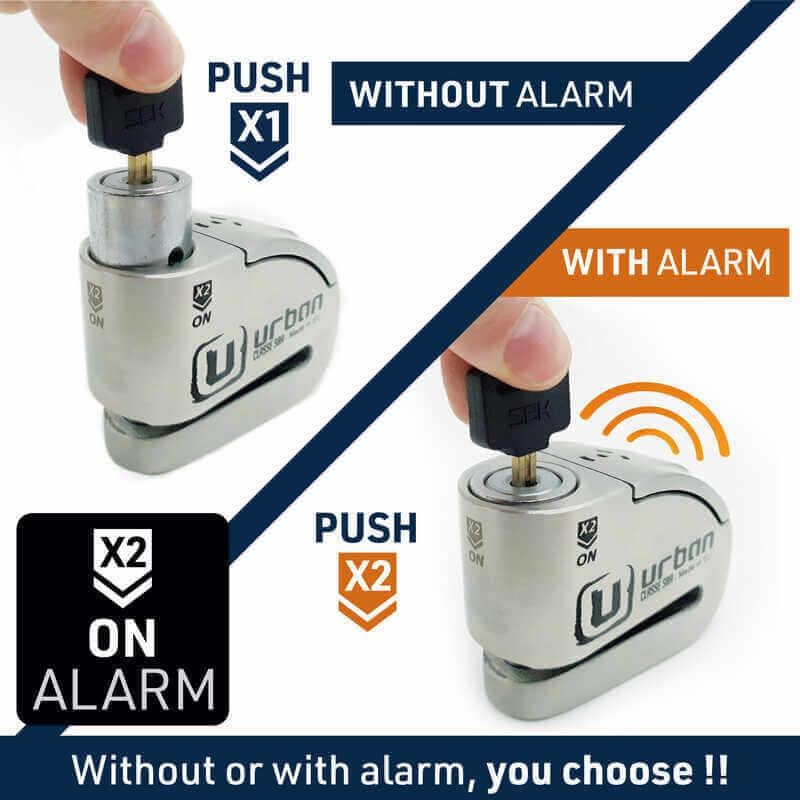 URBAN SECURITY UR14S SRA SINIFI ALARMLI DİSK KİLİDİ
