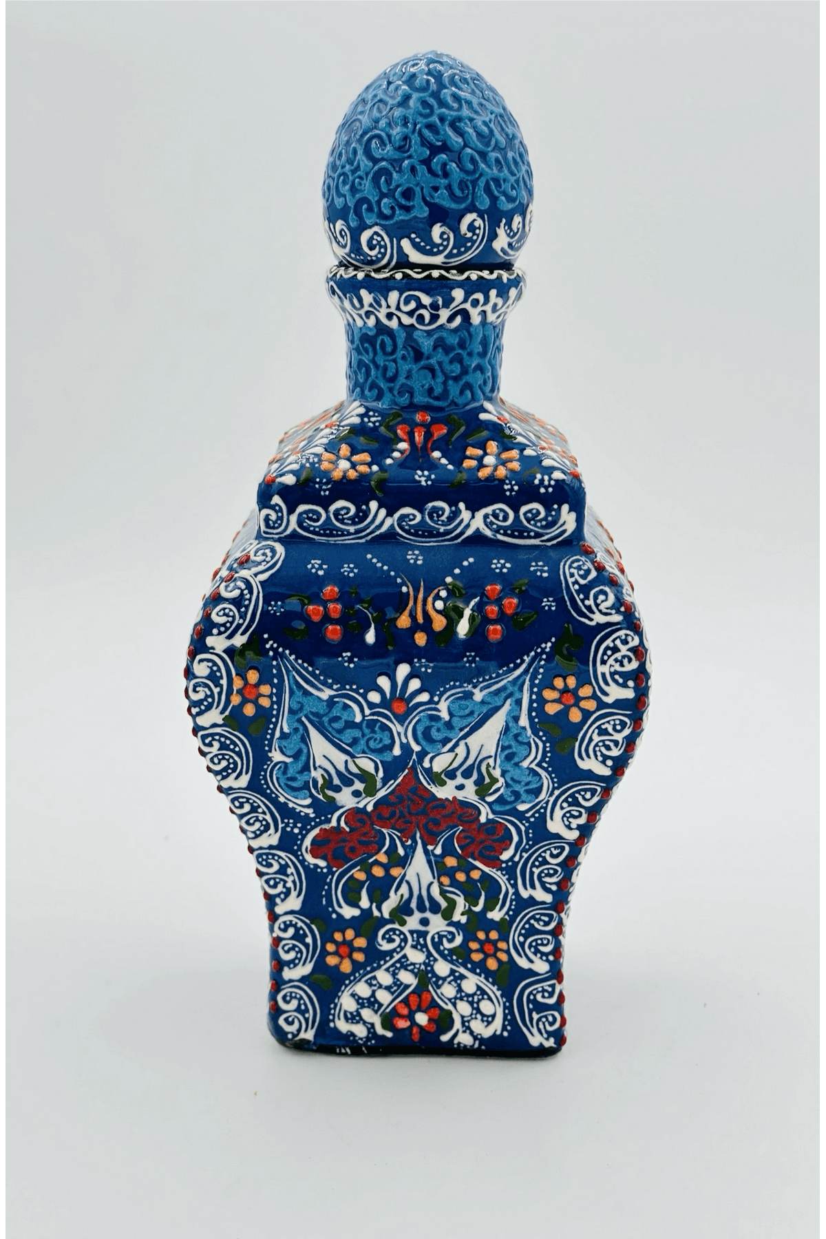 Decorative Turkish Ceramic Pitcher Vase, Decorative Ceramic Vase, Ceramic Water Jug, Pitcher Vase