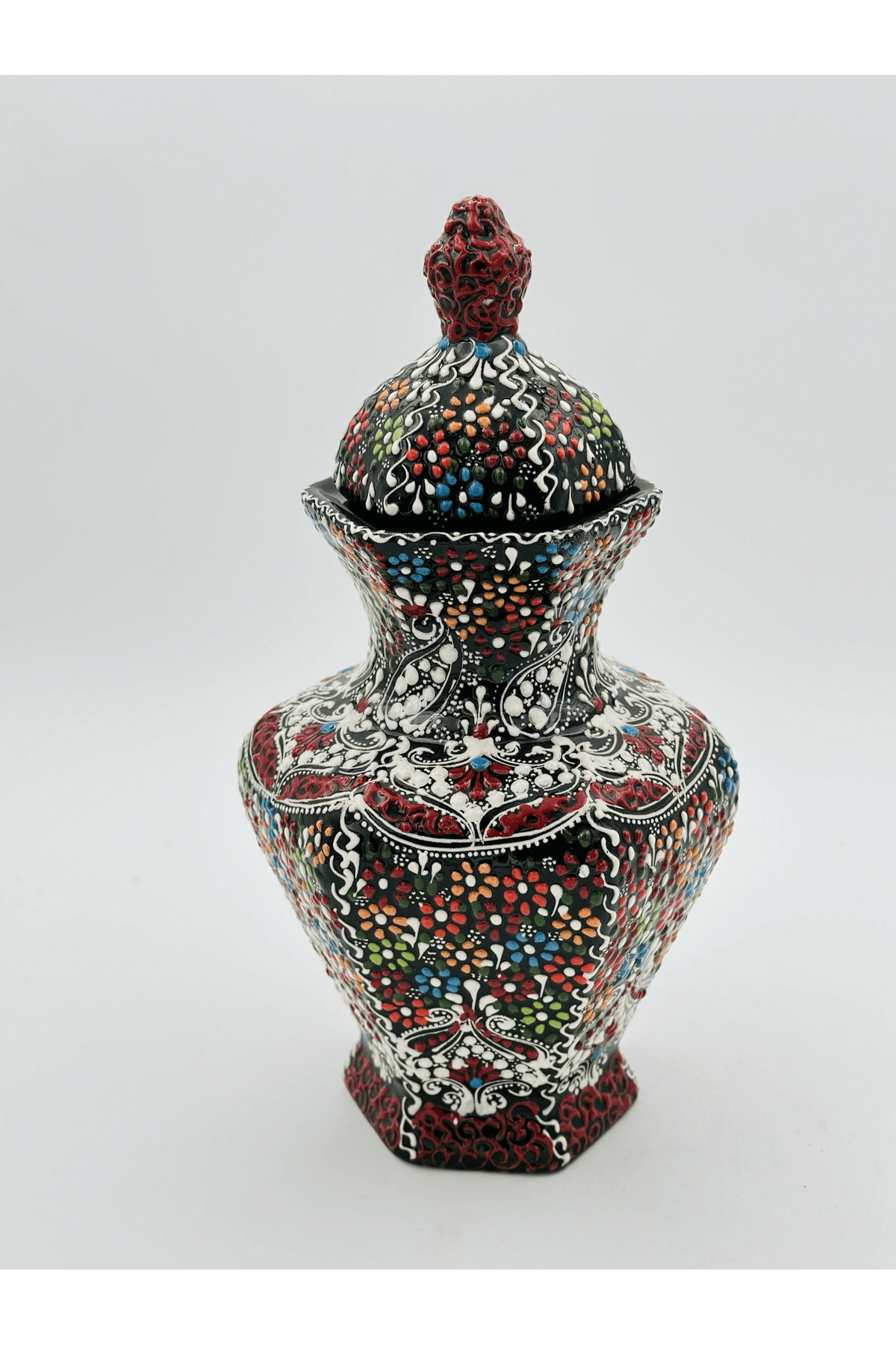 Decorative Turkish Ceramic Pitcher Vase, Decorative Ceramic Vase, Ceramic Water Jug, Pitcher Vase