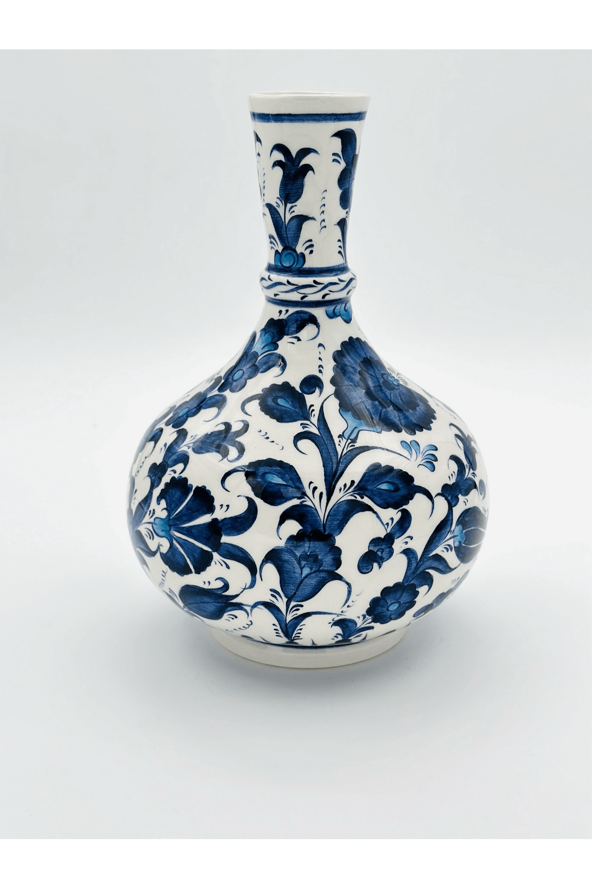 Handmade Turkish Ceramic Vase,Large Decorative Vase,Handmade Ceramic Jar With Lid,Centerpiece Vase,Table Top Decor,Home Decor