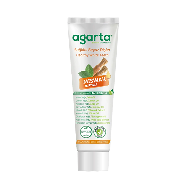 Agarta Doğal Diş Macunu Misvak 100ml