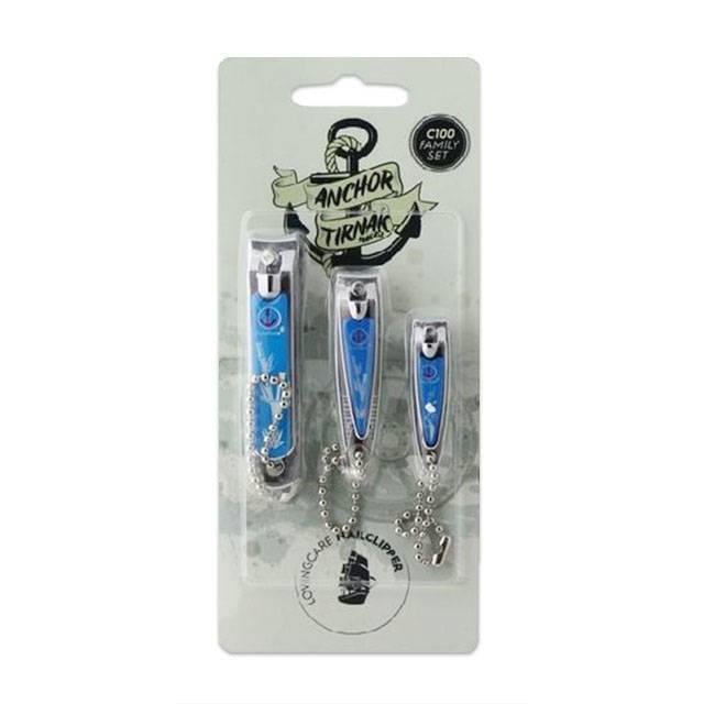 Anchor 100 Aile Tırnak Makası Renkli Set