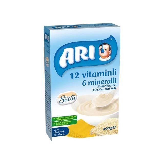 Arı 6 Mineral Sütlü Pirinç Unu 200gr