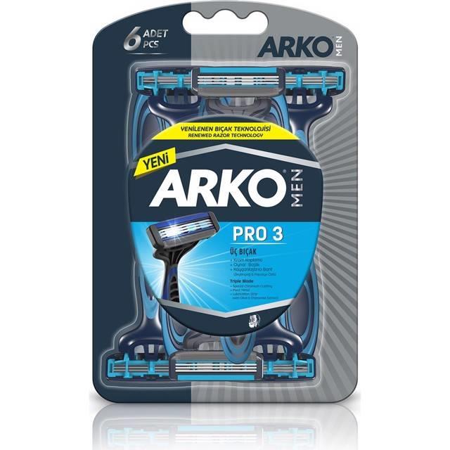 Arko T3 Tıraş Bıçağı 6 lı