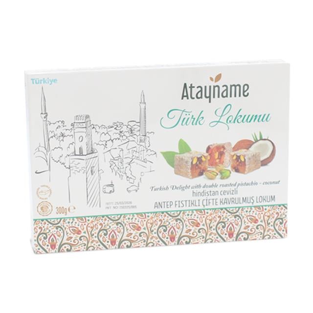 ATAYNAME H.CEVIZLI A.FISTIKLI  LOKUM 300gr