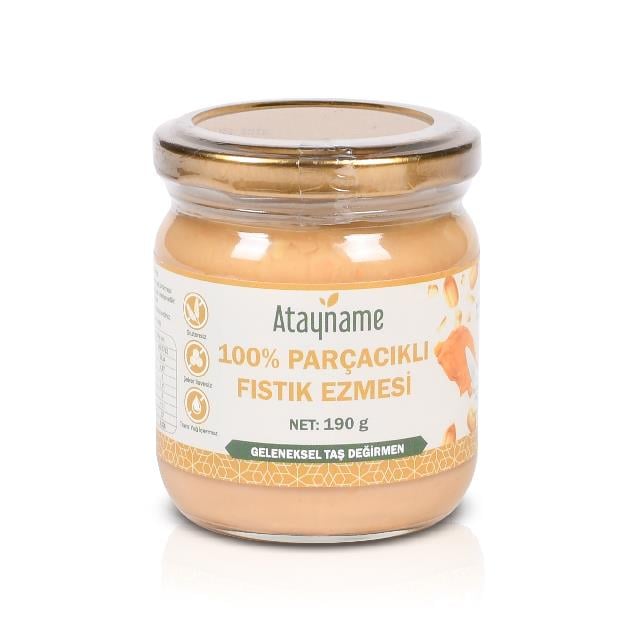 ATAYNAME PARCACIKLI FISTIK EZMESI 190gr