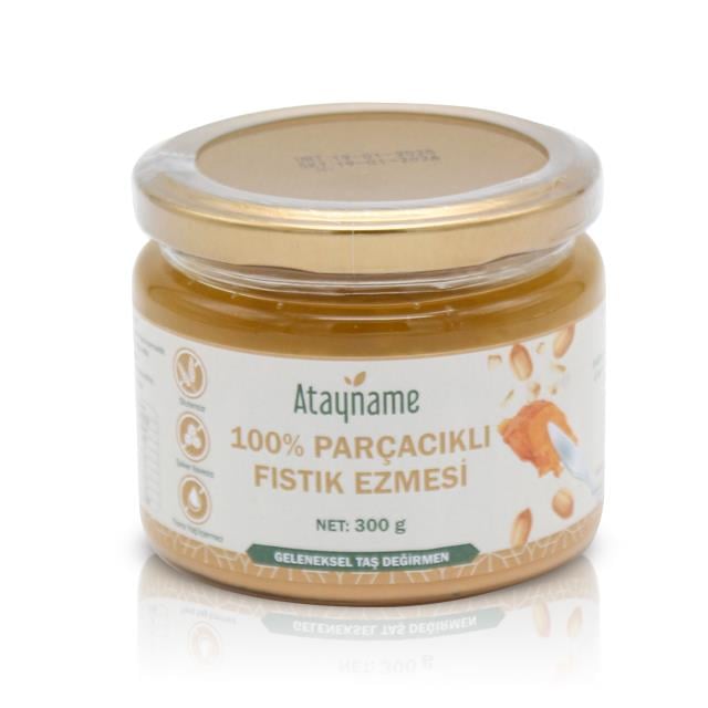 ATAYNAME PARCACIKLI FISTIK EZMESI 300gr