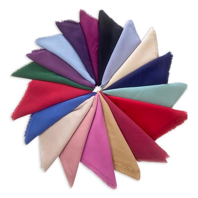 BAYSEM DUZ KETEN FLAMLI ESARP