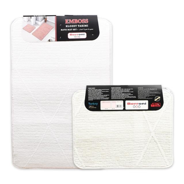 BERRONI EMBOS 50X80 2lı KLOZET TAKIMI