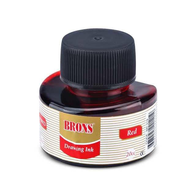 Brons Br-319 Kırmızı Çini Mürekkep