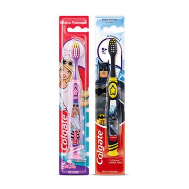 Colgate Barbie-Batman 5+ Yaş Diş Fırçası