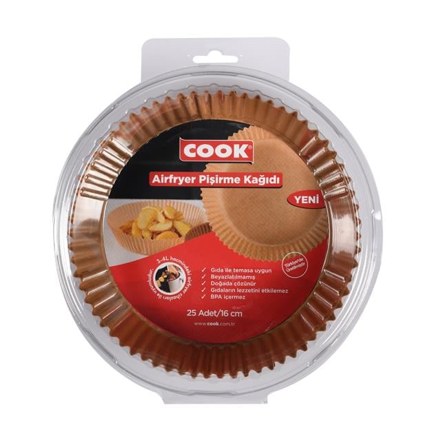 Cook Airfryer Pişirme Kağıdı 25x16cm