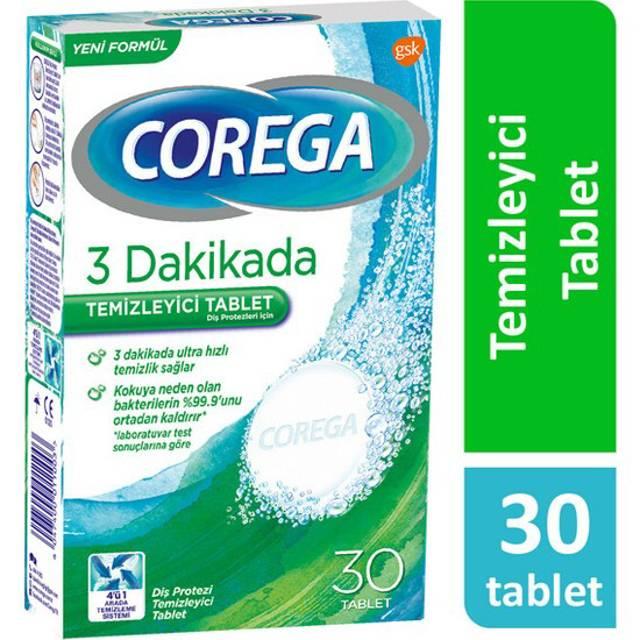 Corega Beyazlatıcı Tablet 30 lu