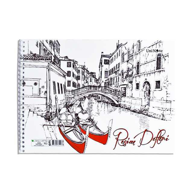 Defter 17X24 Karton Kapak Spiralli Resim 15 Yaprak
