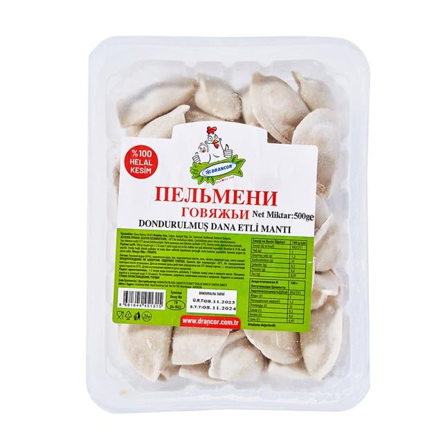 Drancor Mantı Dana Etli 500gr