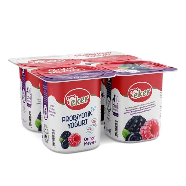 Eker Orman Meyveli Probiyotik Yoğurt 4*100gr