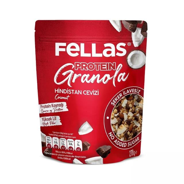 Fellas Granola Hindistan Cevizi 270GR
