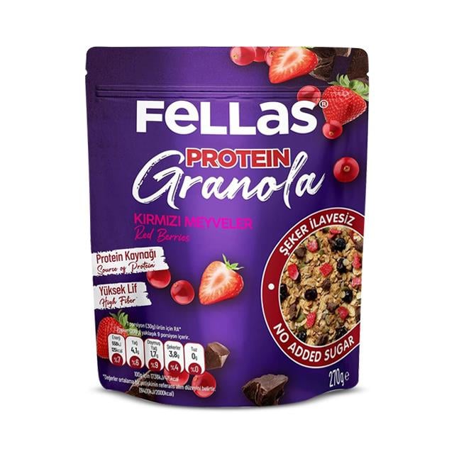 Fellas Granola Kırmızı Meyveler 270GR