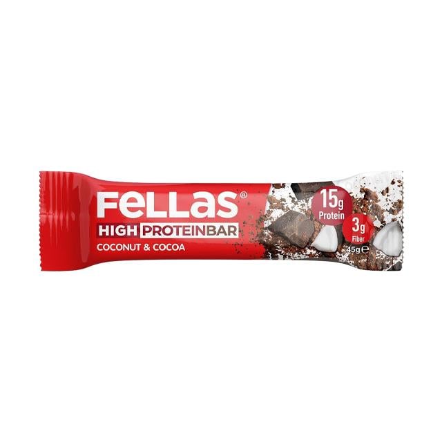 Fellas Protein Bar Hindistan Cevizi-Kakao 45GR