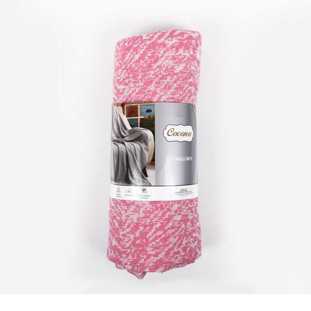Fushia Hasır Koltuk Örtüsü