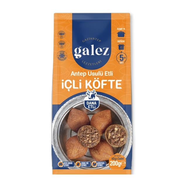 Galez İçli Köfte Dana Etli Antep Usulü 200gr
