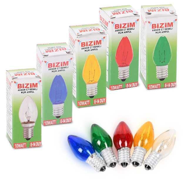 Gece E14 Şeffaf Ampul