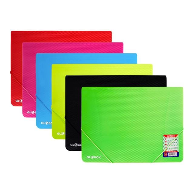 Globox Neon Çıtçıtlı Dosya