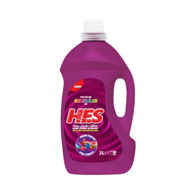 Hes Sıvı Bakım Deterjanı Renkliler 3lt