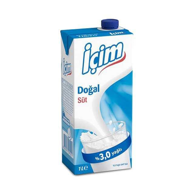 İçim %3 Yağlı Süt 1000 ml Uht