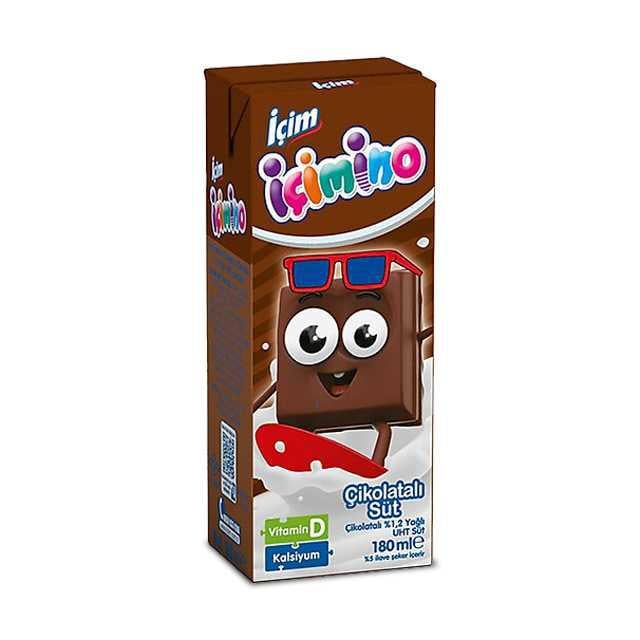 İçim İçimino Çikolatalı Süt 180 Ml. Uht