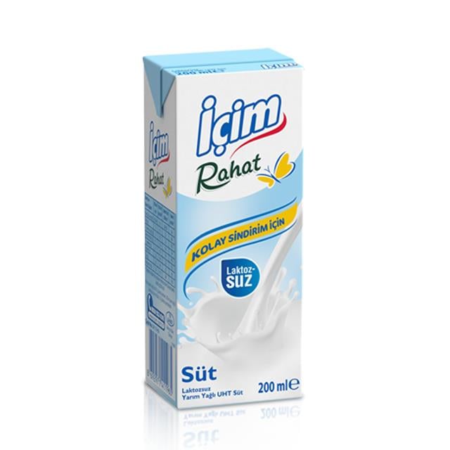 İçim Rahat Laktozsuz Süt 200 ml Uht