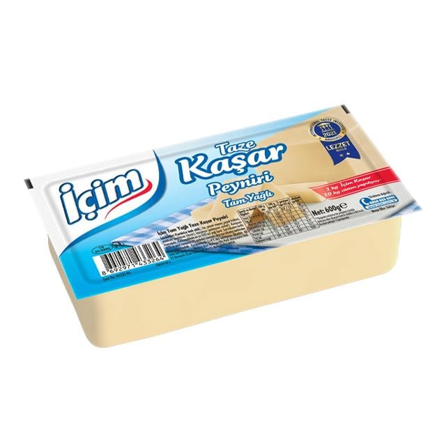 İçim T.Yağlı Kaşar 600 gr
