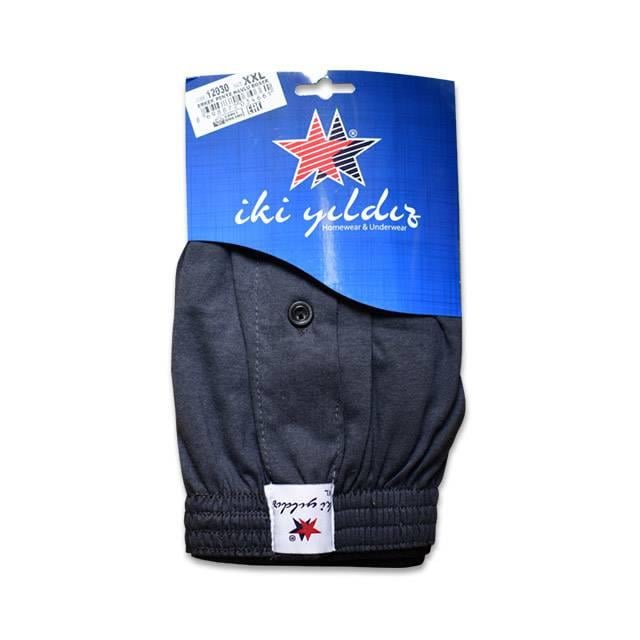 İki Yıldız P T12030 Erk Penye Havlu Boxer Asrt XXL