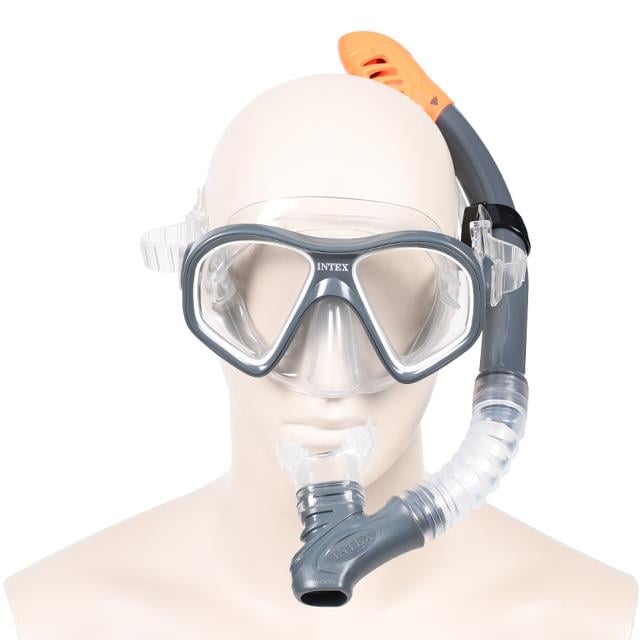 İntex 55648 Snorkel & Maske Set Siyah