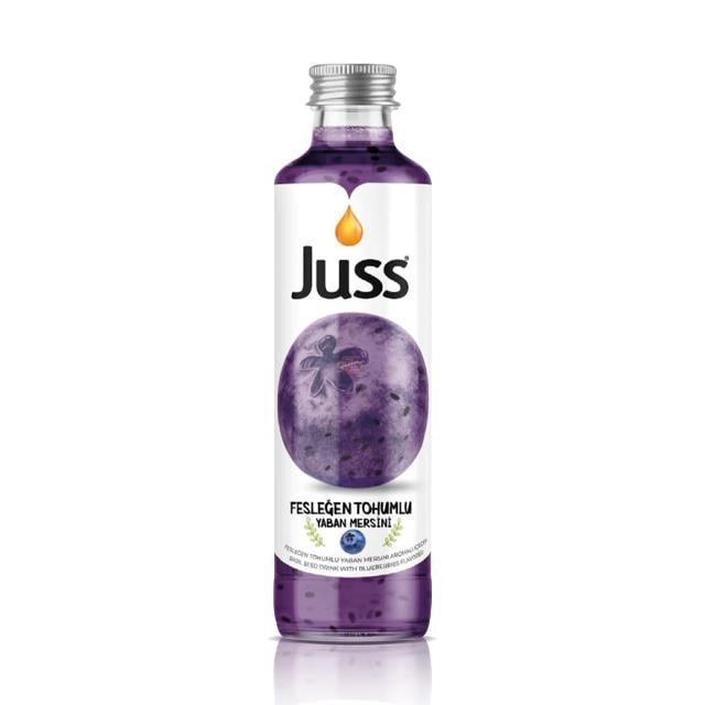 Juss Fesleğen Tohumlu İçecek Yaban Mersini 250ml