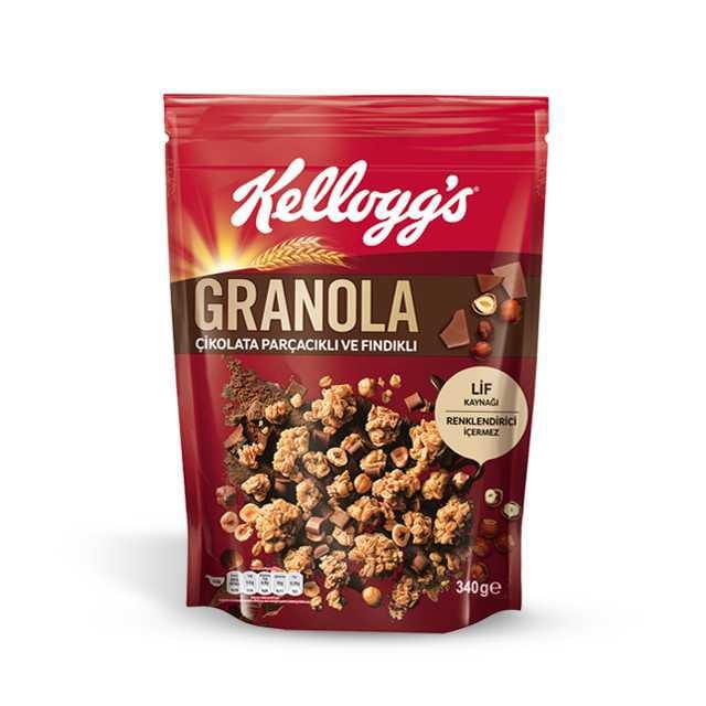 Kelloggs Granola Çikolata Fındıklı 340gr