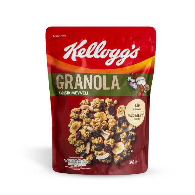 Kelloggs Granola Meyveli 340gr