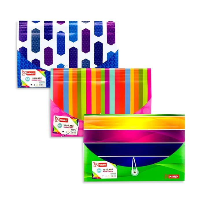 Körüklu Dosya 13 Bölmeli