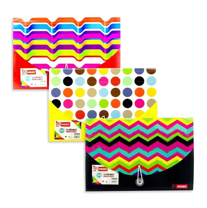 Körüklu Dosya 13 Bölmeli